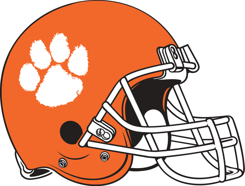 Clemson Tigers 1976 Helmet Logo diy DTF decal sticker